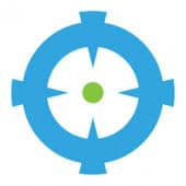 Snap and reads logo, which looks like a compass