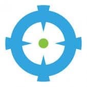 Snap and reads logo, which looks like a compass 