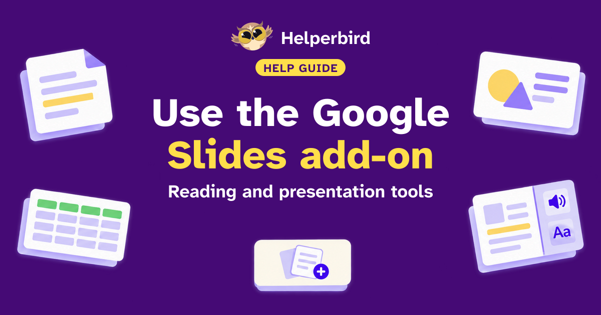 Slide Helper How to Install and Use the Helperbird Add-on for Google Slides - Helperbird