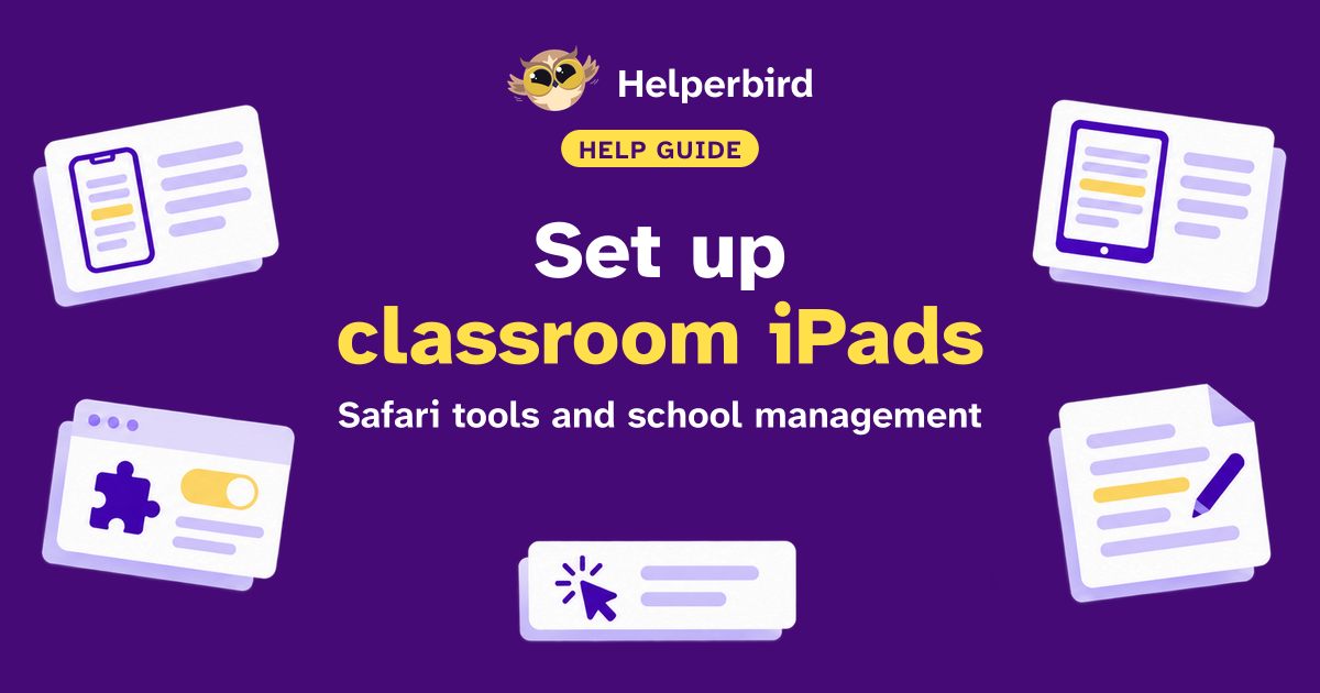 Ipad Helper How to Use Helperbird on iPad in the Classroom - Helperbird
