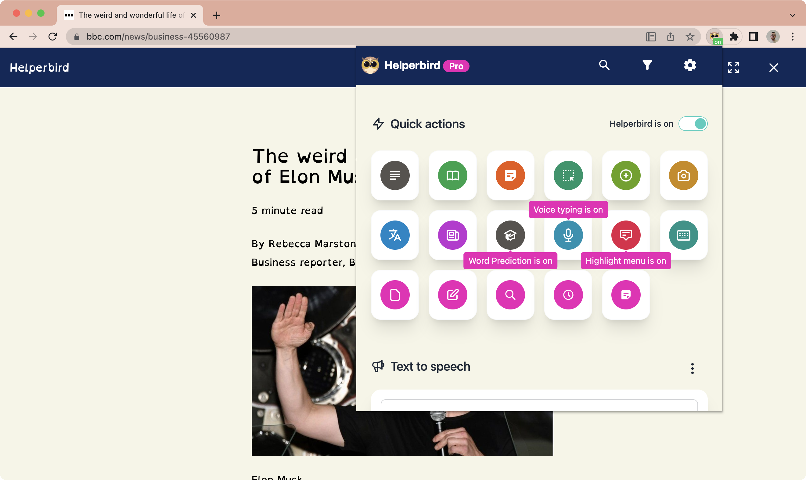 App screenshot