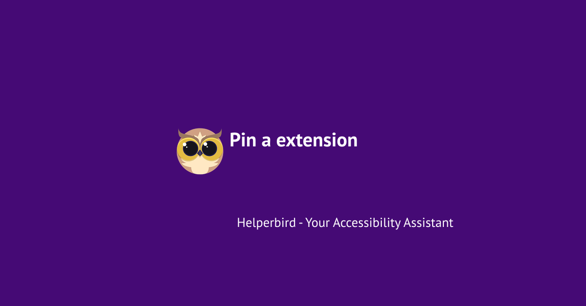 How to Pin the Scrible Extension in Edge