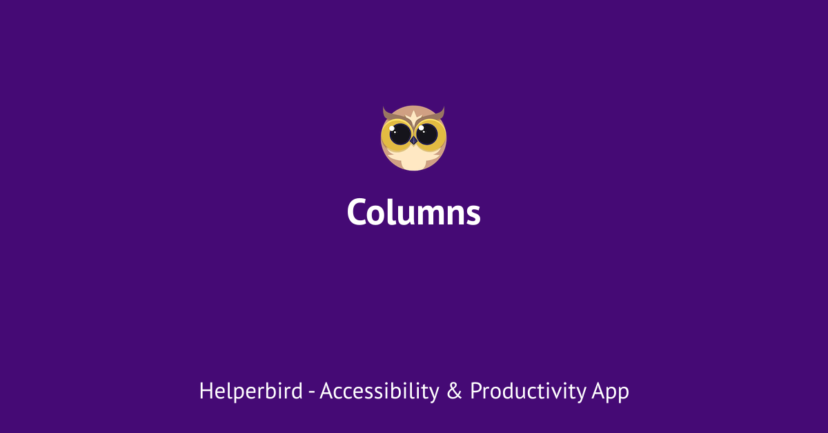 How to set columns in a paragraph on a website helperbird
